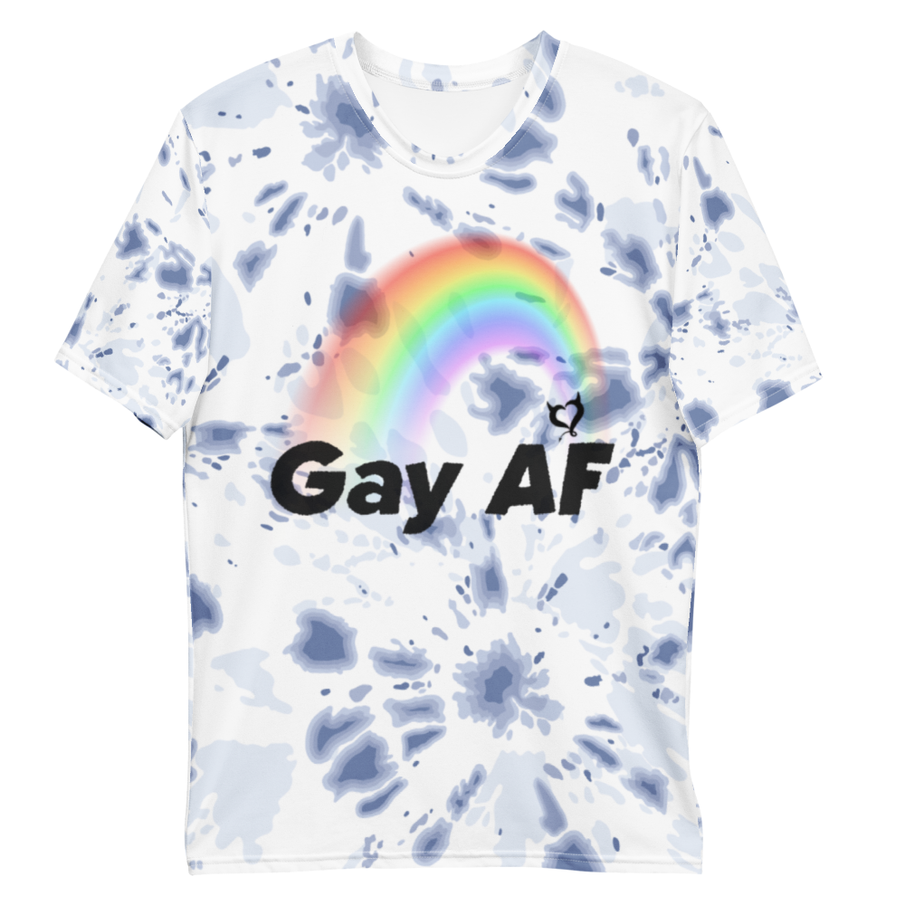 GAY AF Pride Unisex Tie-Dye T-Shirt
