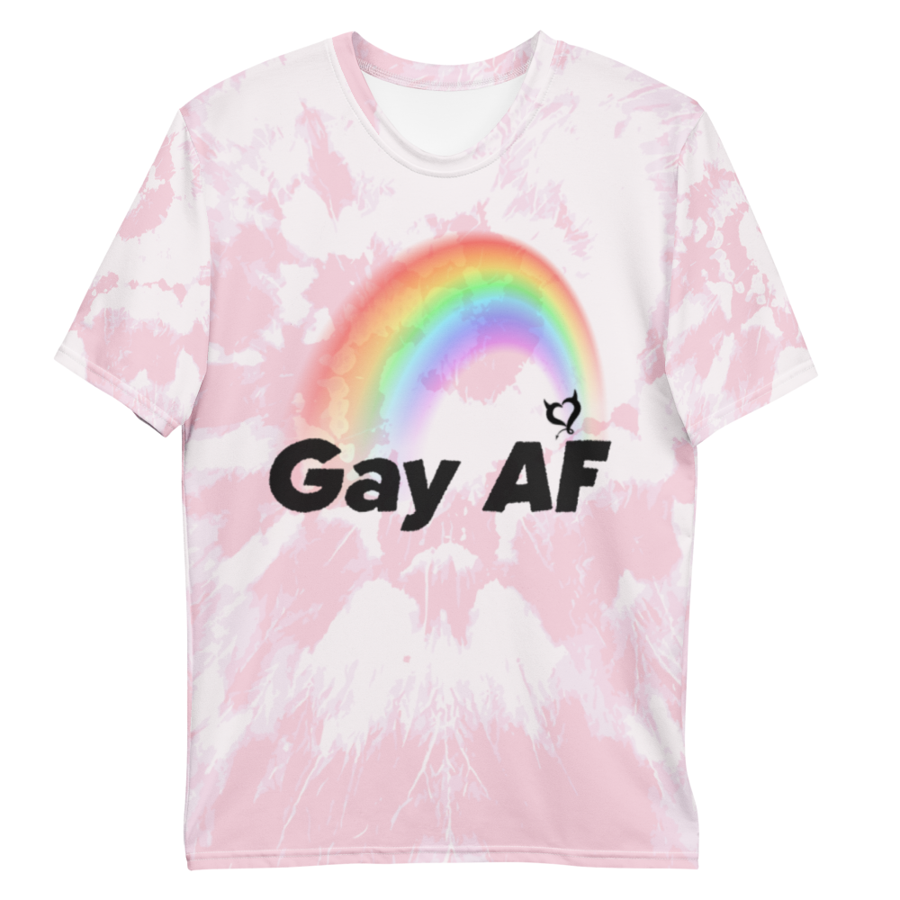 GAY AF Pride Unisex Tie-Dye T-Shirt