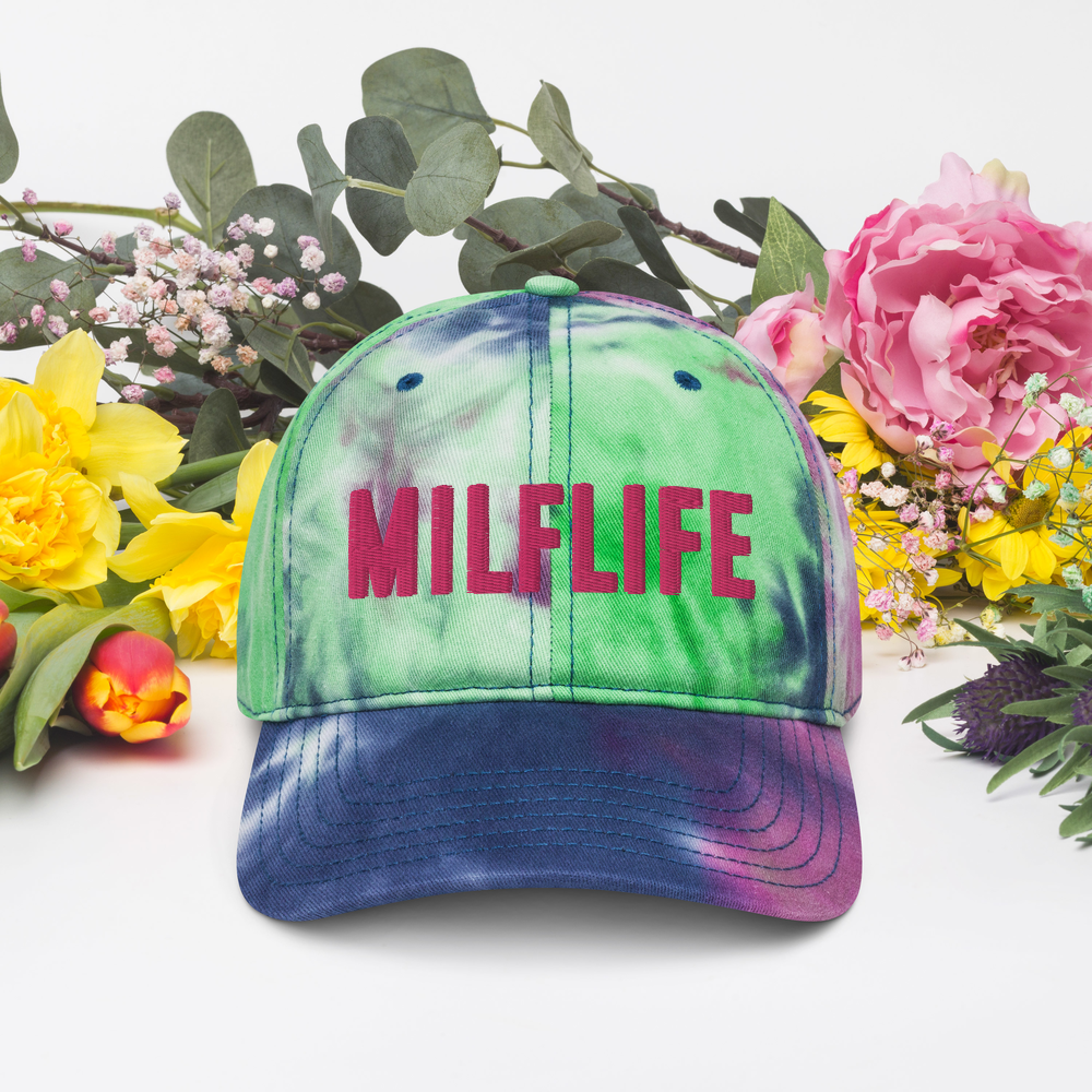 MILF LIFE Tie Dye Hat