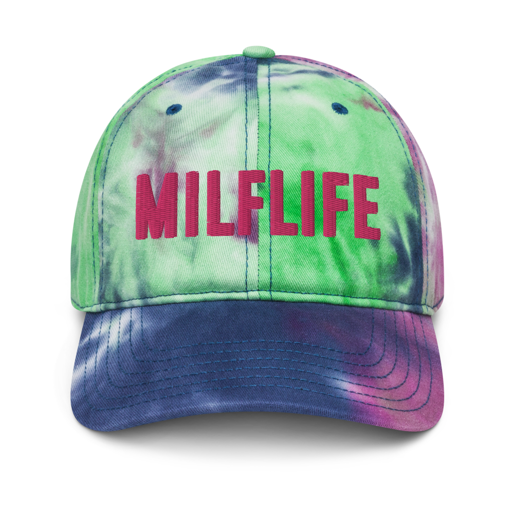 MILF LIFE Tie Dye Hat